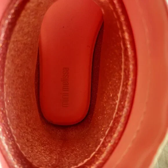 Mini Melissa rain boots for kids, pink,  8 / 24 - Picture 5 of 13